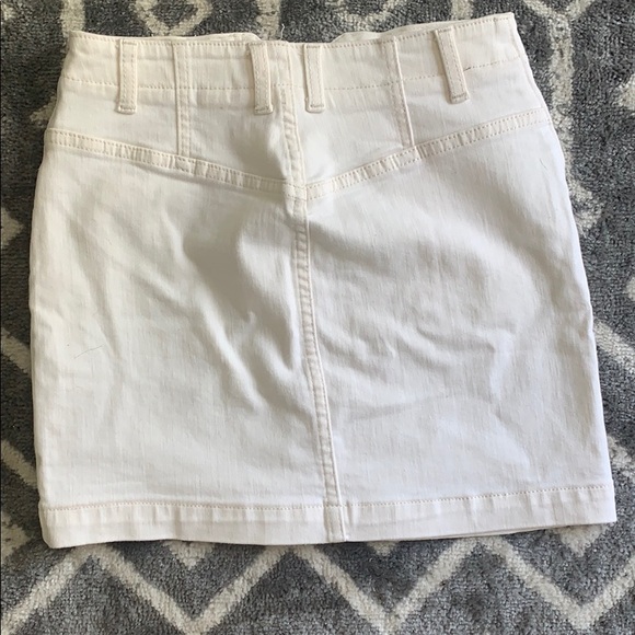 Free People White Denim Mini - Picture 4 of 4